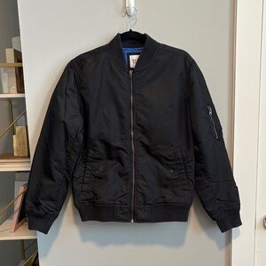 GAP Women's Black Bomber Jacket